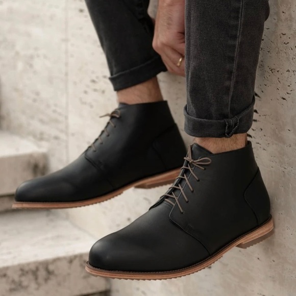 Nisolo Other - Nisolo Everyday Chukka Boot Black Leather Size 11